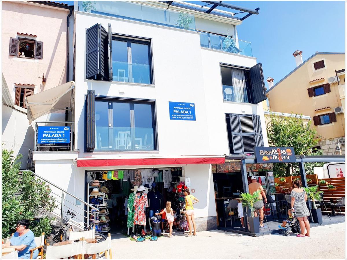 Apartments Palada 1 Baška Eksteriør billede