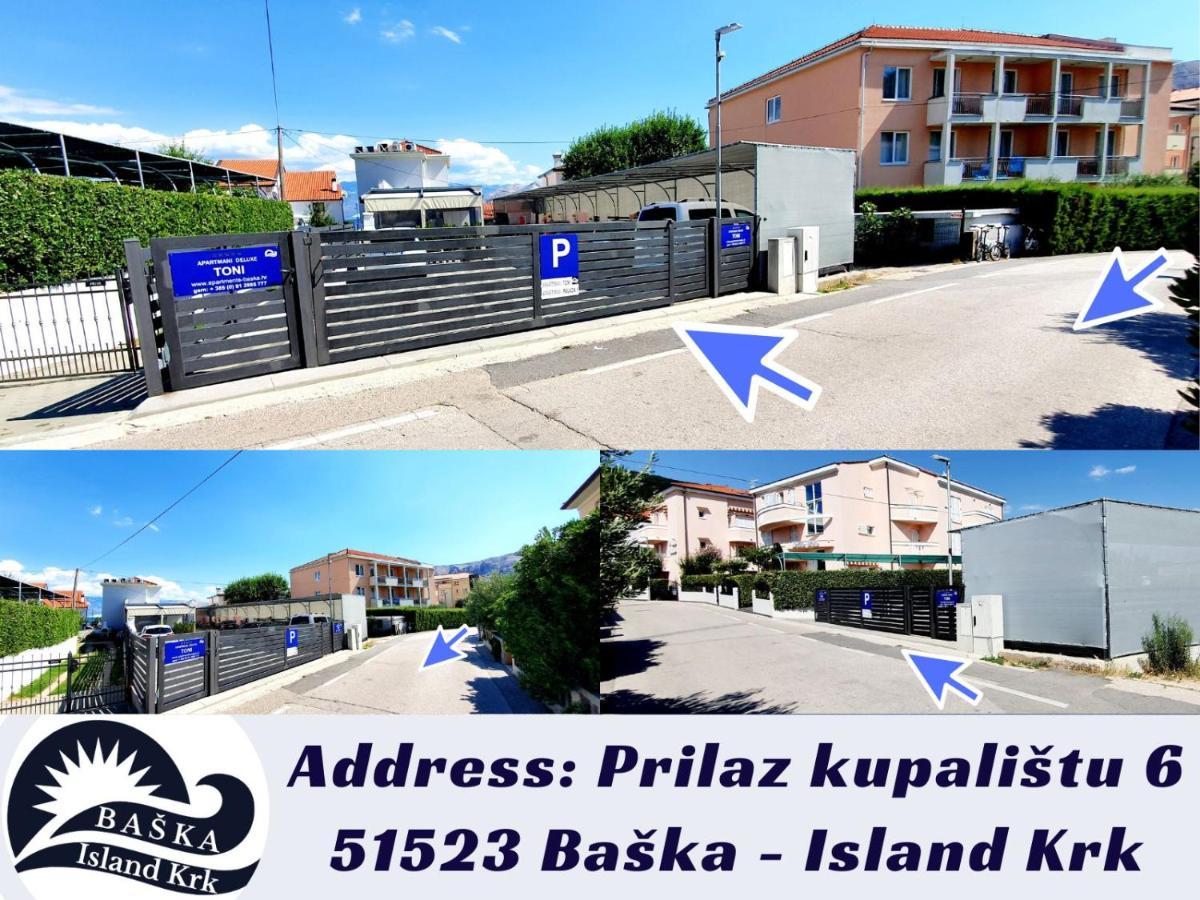 Apartments Palada 1 Baška Eksteriør billede